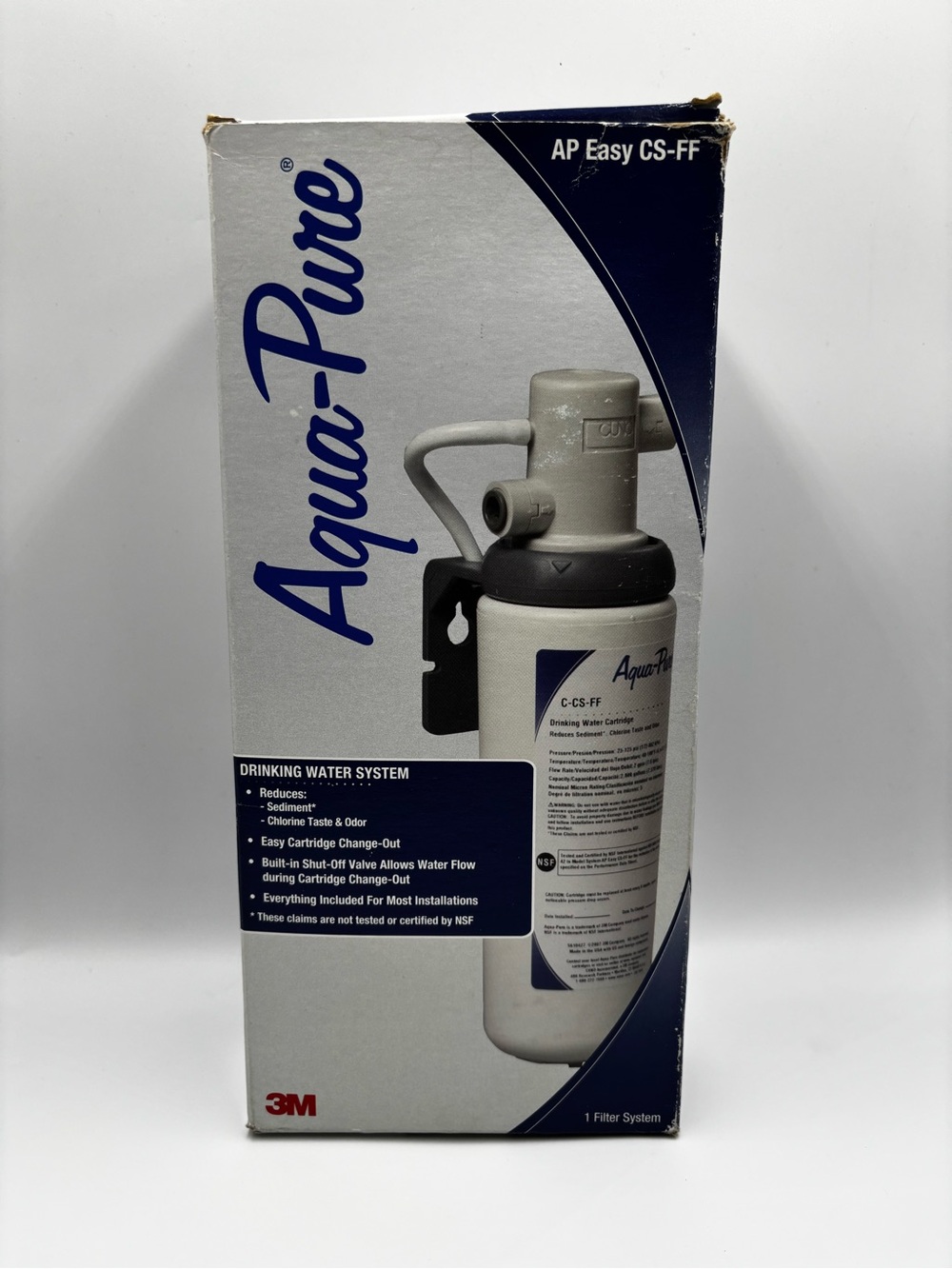 3M Aqua-Pure AP Easy CS-FF Under Sink Full Flow Drinking Water Filter System